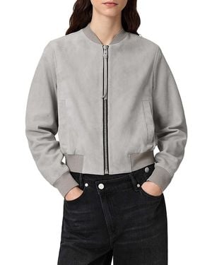 AllSaints Orten Bomber Jacket - Gray