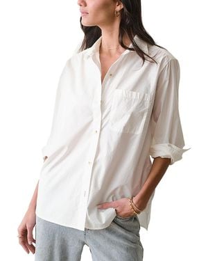 Marine Layer Jane Relaxed Shirt - White