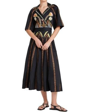 Temperley London Juniper Wrap Dress - Black