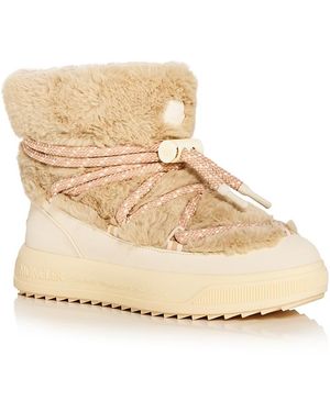 Moncler Altive Mid Boots - Natural