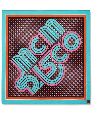 MCM Disco Monogram Scarf - Red