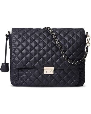 MZ Wallace Large Cosby Lock Crossbody Bag - Black
