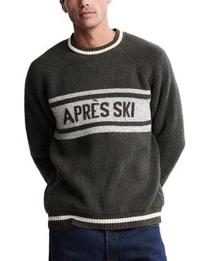 Barefoot Dreams Apres Ski Crewneck Sweatshirt - Gray