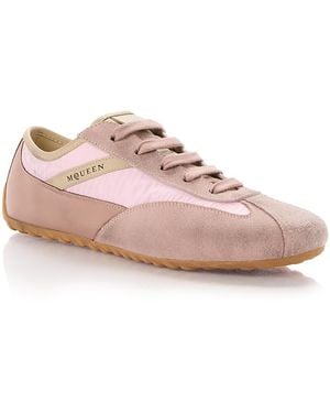 McQueen Lace Up Sneakers - Pink