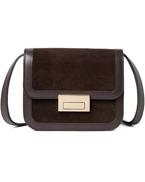Loeffler Randall Desi Leather Crossbody - Black