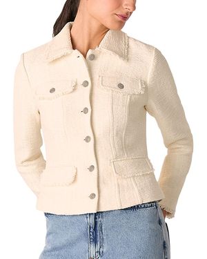 Whistles Lucie Boucle Jacket - Natural