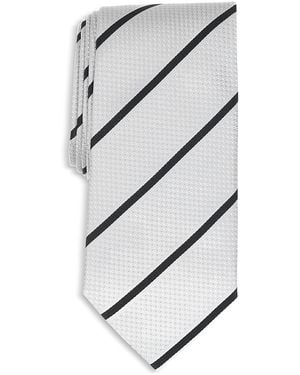 Thomas Pink Classic Stripe Tie - White