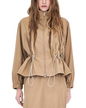 AYA MUSE Tala Drawstring Waist Jacket - Natural