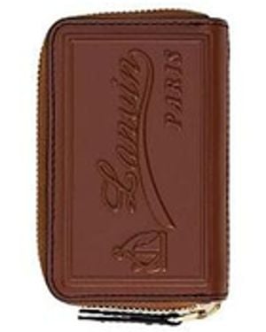 Lanvin Catch Zipped Leather Cardholder - White