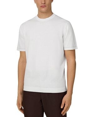BOGGI Cotton Crepe Knit T-Shirt - White