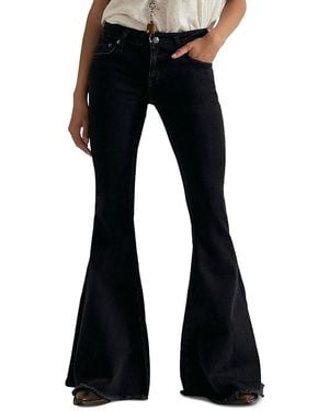 Free People Emre Mid Rise Flare Jeans - Blue