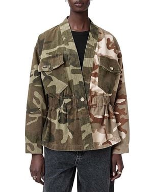 AllSaints Amelia Camo Jacket - Brown