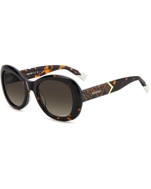 Missoni Gradient Oval Sunglasses, 53Mm - Multicolor