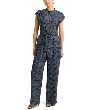 Cartolina Nantucket Marin Jumpsuit - Blue