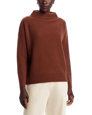 Vince Boiled Cashmere Funnel Neck Sweater - Red