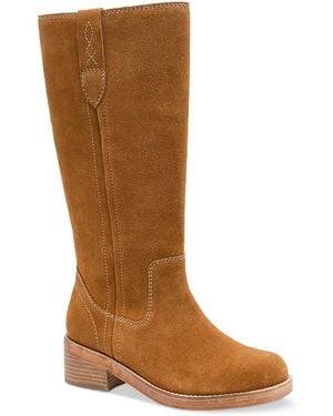 Free People Blaze Block Heel Boots - Brown