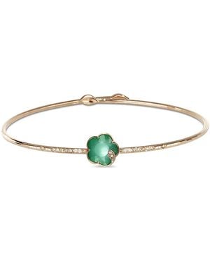Pasquale Bruni Petit Joli Lunaire 18K Rose Lunar Garden Gem Choker With Diamonds, 0.38 Tcw - White