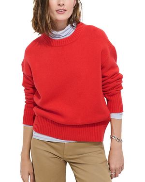 Alex Mill Nottinghill Wool Blend Crewneck Sweater - Red