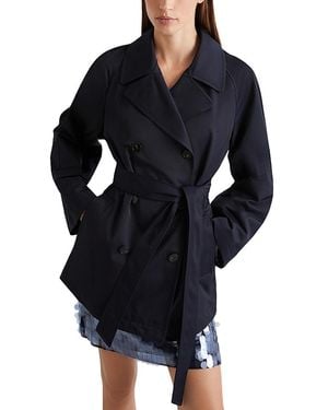 Marella Umido Trench Coat - Black