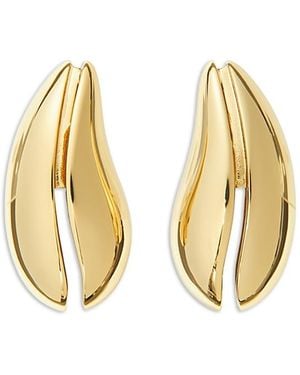 Tory Burch Mini Wave Drop Earrings - Metallic