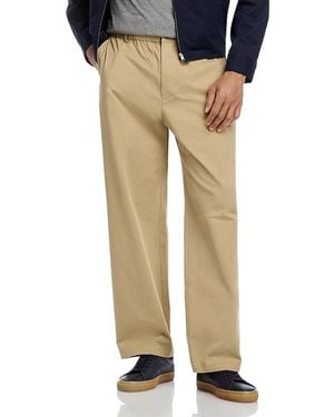 FRAME Straight Fit Easy Pants - Natural