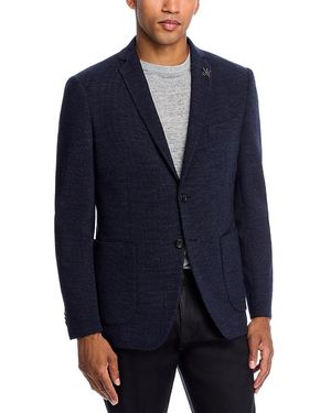 John Varvatos Varick Melange Jersey Sport Coat - Blue