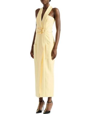 chinese dress ladies Maxi Dress Shoulder Pads Balmain