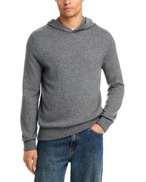 Vince Straight Fit Wool & Cashmere Hoodie - Gray