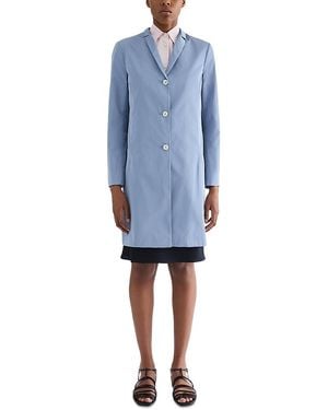 Jil Sander Radzimir Single Breasted Coat - Blue