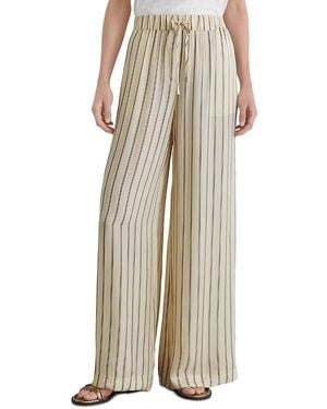 Reiss Drawstring Pants - Natural