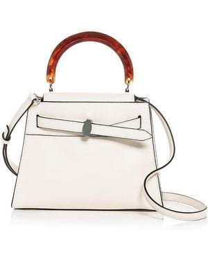Veronica Beard Leather Crossbody Bag - White