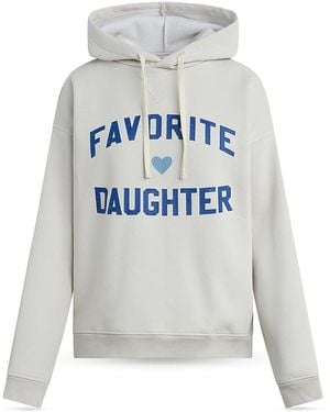 FAVORITE DAUGHTER The Heart Graphic Hoodie - Gray