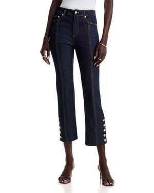Cinq À Sept Maggie High Rise Crop Jeans - Blue