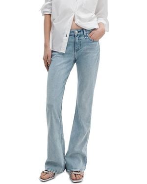 Rag & Bone Kinsley Low Rise Full Bootcut Jeans - Blue
