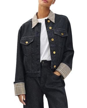 Rag & Bone Harriet Denim Trucker Jacket - Black