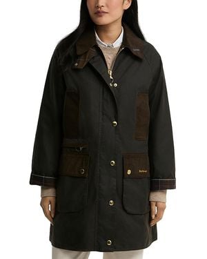 Barbour Icons Modern Beaufort Waxed Cotton Jacket - Black