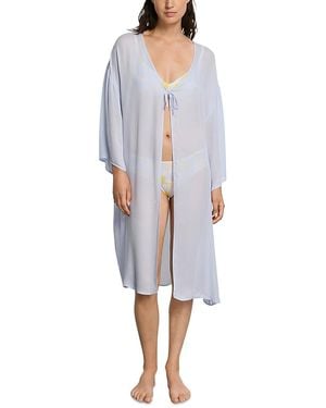 Hanro Monea Robe - Gray