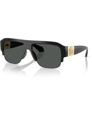 Versace Aviator Sunglasses, 57Mm - Black