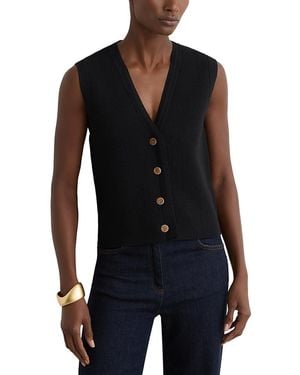 Reiss Ria Waistcoat - Black