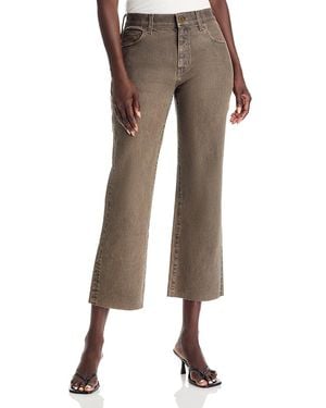 Kobi Halperin Mika Cropped Jeans - Brown