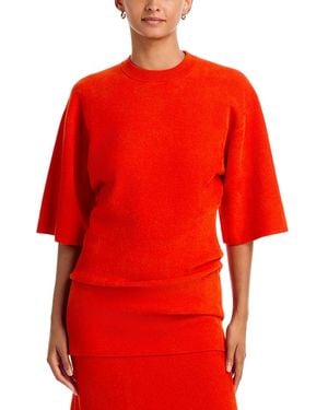 Zankov Francine Elbow Sleeve Tee - Red