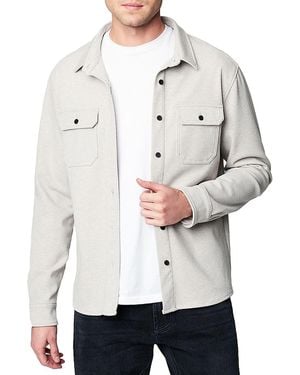 Blank NYC Textured Shirt Jacket - Gray