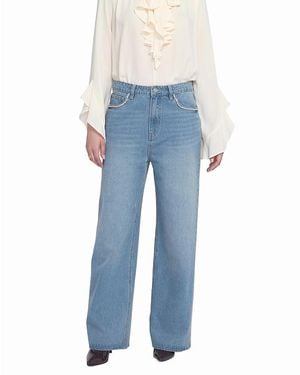 Elle Collection Rhinestone Pocket Jean - Blue
