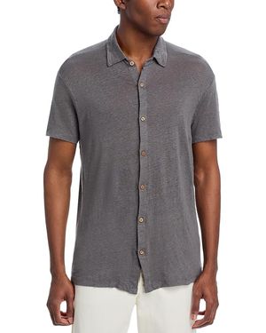 Alex Crane Ola Linen Shirt - Gray