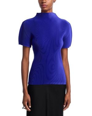 Pleats Please Issey Miyake Mist September Top - Blue