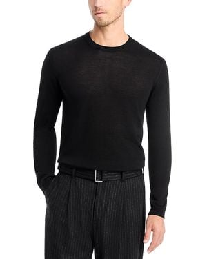 Jack Victor Merino Wool Crewneck Sweater - Black