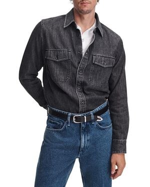 Rag & Bone Denim Cpo Overshirt - Black