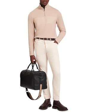 Ted Baker Simonea Textured Panel Half Zip Sweatshirt - White