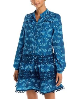 AREA STARS Volta Mini Dress - Blue