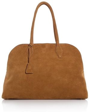 Reformation Oversized Seraphina Suede Tote - Brown
